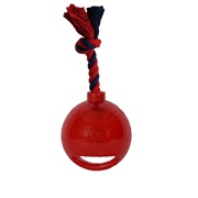 Zeus Spark Tug Ball with Flashing LED – Red, Small, 12.7 cm (5 in)