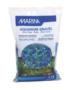 Marina Decorative Coloured Aquarium Gravel, Tri-Colour Blue, 2 kg (4.4 lb)