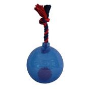 Zeus Spark Tug Ball with Flashing LED – Blue, Large, 17 cm (6.7 in)