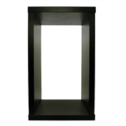 Fluval Nano Stand - Short - Gloss Black - 21.5"H x 12.6"W x 12.6"D (54.5 cm x 32 cm x 32 cm)