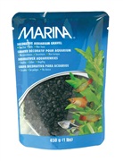 Marina Decorative Aquarium Gravel, Black, 450 g (1 lb) 