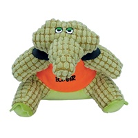 Bomber by Zeus Special Forces Team Dog Toy - Crusher the Crocodile - Large - 23 cm (9 in) 