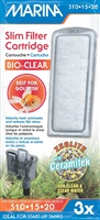 Marina Bio Clear Cartridge for Slim Filters, 3 pack