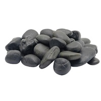 Marina Decorative Natural Gravel - Black Beach Pebble, 2 kg
