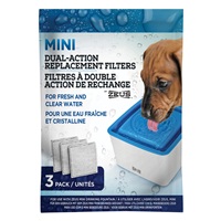Zeus Mini Fountain Dual-Action Replacement Filters - 3 pack