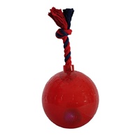 Zeus Spark Tug Ball with Flashing LED – Red, Large, 17 cm (6.7 in)