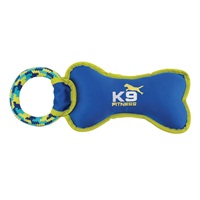 K9 Fitness by Zeus Tough Nylon Bone with Rope Tug - 30.5 cm (12.5 in)