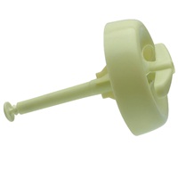 Habitrail Twist hub and pin retainer, lime green