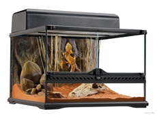 Exo Terra Natural Terrarium - Advanced Reptile Habitat, Low 45 x 45 x 30cm