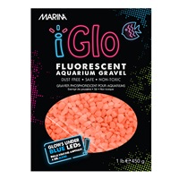 Marina iGlo Fluorescent Aquarium Gravel - Orange - 450g