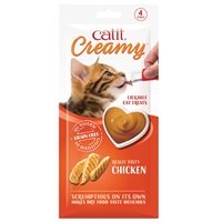 Catit Creamy Lickable Cat Treat - Chicken Flavour - 4 Pack