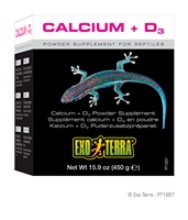 Exo Terra Calcium + D3 Powder Supplement  1.4oz / 40g