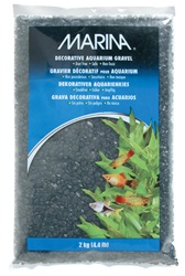 Marina Black Decorative Aquarium Gravel, 2kg (4.4 lb)