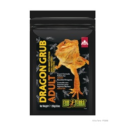 Exo Terra Dragon Grub Insect Formula Pellets for Adult Bearded Dragons - 250 g (8.8 oz)