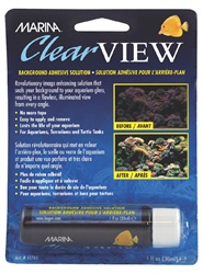 Marina ClearView, background adhesive solution
