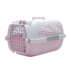 Dogit Voyageur Dog Carrier - Pink/White, Small - 48.3 cm L x 32.6 cm W x 28 cm H  (19in x 12.8in x 11in)