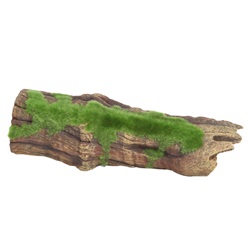 Fluval Brown Driftwood Replica with Moss - Medium - 22.5 x 9 x 6 cm (8.8" x 3.5" x 2.4")