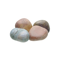 Fluval Pebbles, Polished Blood Fancy Stones, 40-50 mm, 700 g (1.54 lb)