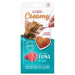 Catit Creamy Lickable Cat Treat – Tuna Flavour - 4 Pack
