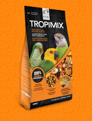 Tropimix: Enrichment food for small Parrots