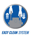 Easy clean system
