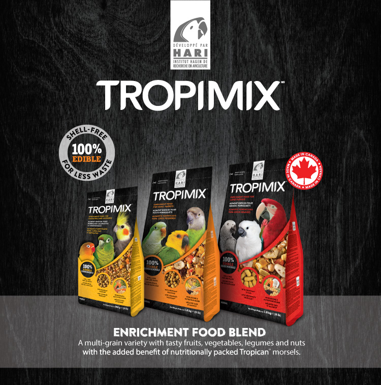 Tropimix: 100% Edible enrichment blend